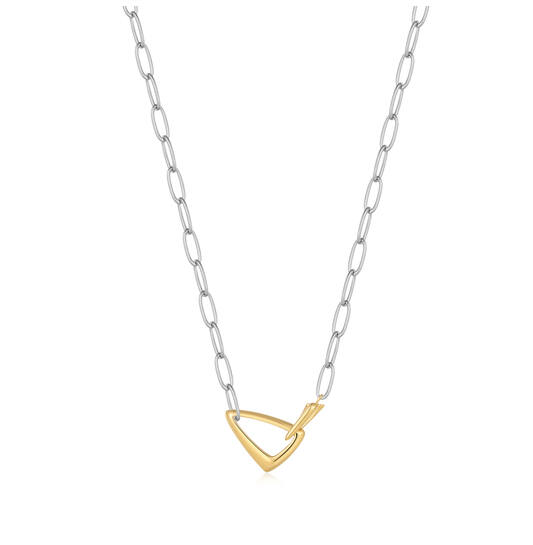  Tough Love - Collier - Zilver / 14kt GP - 45cm
